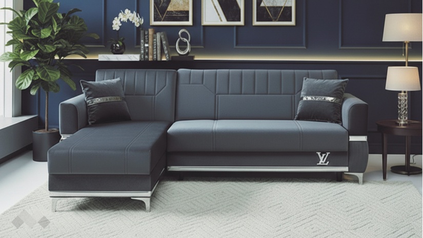 Ъглов диван Верино универсален ъгъл сив - изглед 2 - МебелМаг Ъглов диван Верино универсален ъгъл сив - изглед 2