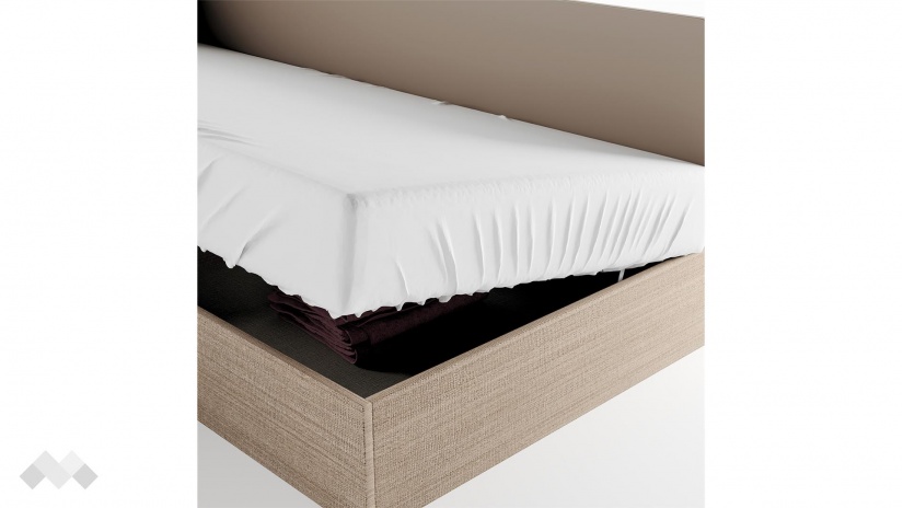 Ъглови легла Джорджия мока с лате - изглед 3 - МебелМаг Ъглови легла Джорджия мока с лате - изглед 3