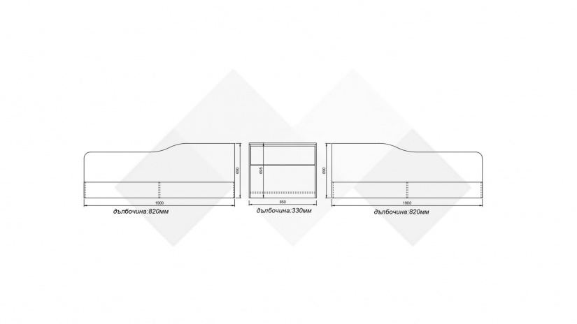 Ъглови легла 82/190 Шайн с включени матраци Бонел 82/190 бял гланц - изглед 3 - МебелМаг Ъглови легла 82/190 Шайн с включени матраци Бонел 82/190 бял гланц - изглед 3